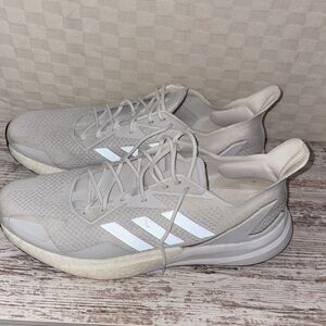 Adidas Light Gray Performance Sneakers